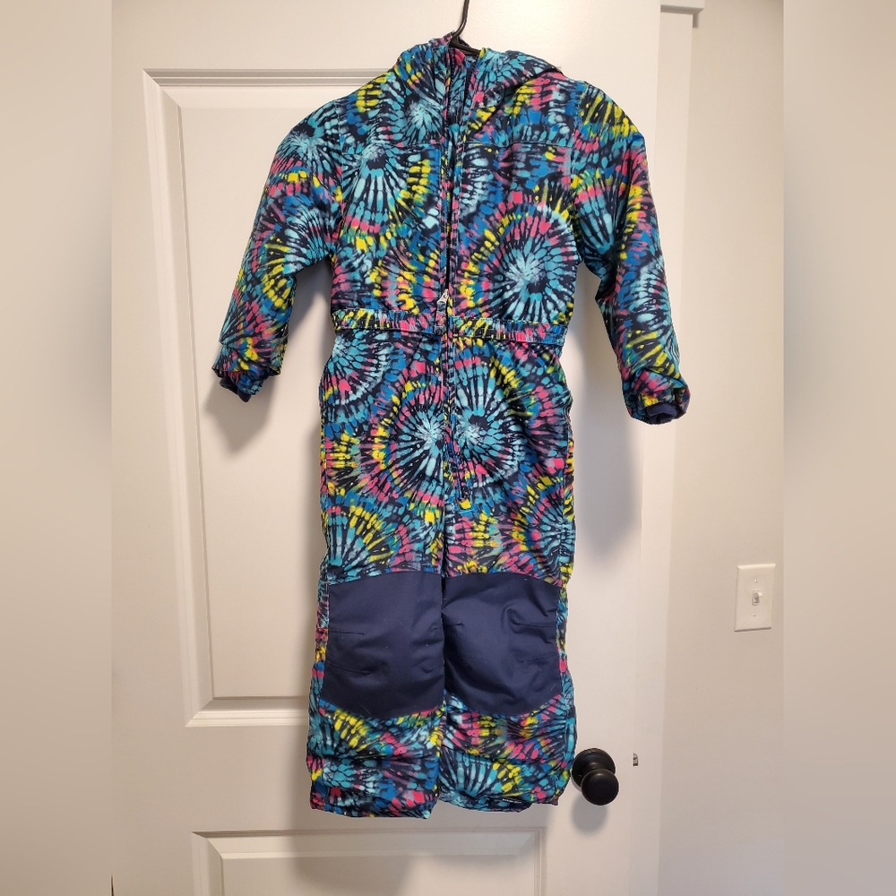 Lands' End Multicolor Tie-Dye Snowsuit